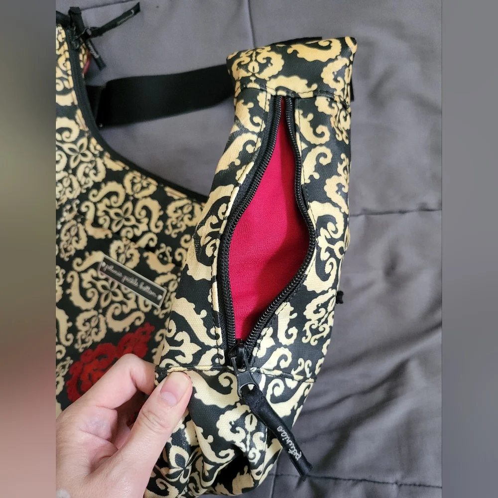 Petunia Pickle Bottom | Gorgeous Moroccan Pattern Diaper Crossbody Bag (OS)